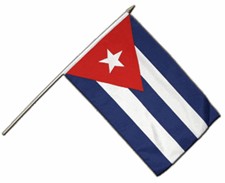 Cuban flag.  18 inches
